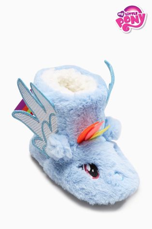 Blue My Little Pony Slipper Boots (Younger Girls)